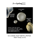 M·A·CXIMAL SILKY MATTE LIPSTICK- WARM TEDDY - Image 4