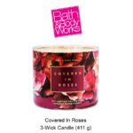 Covered In Roses3-Wick Candle