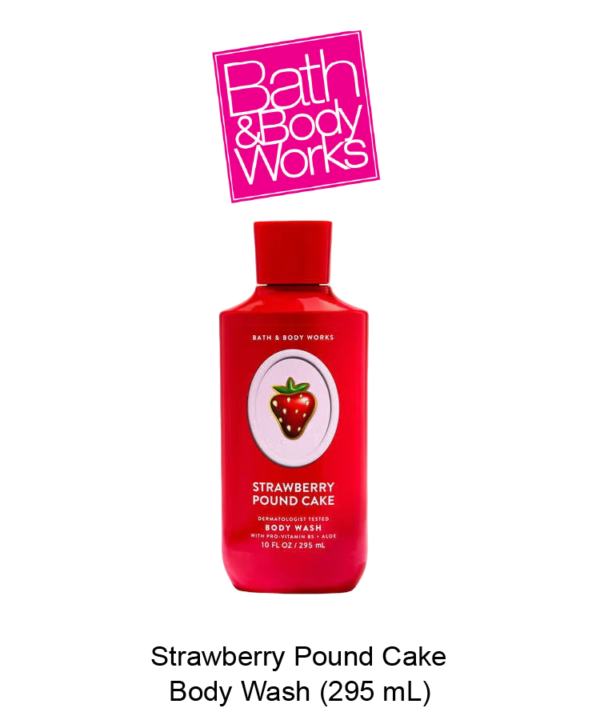 Strawberry Pound Cake Shower Gel
