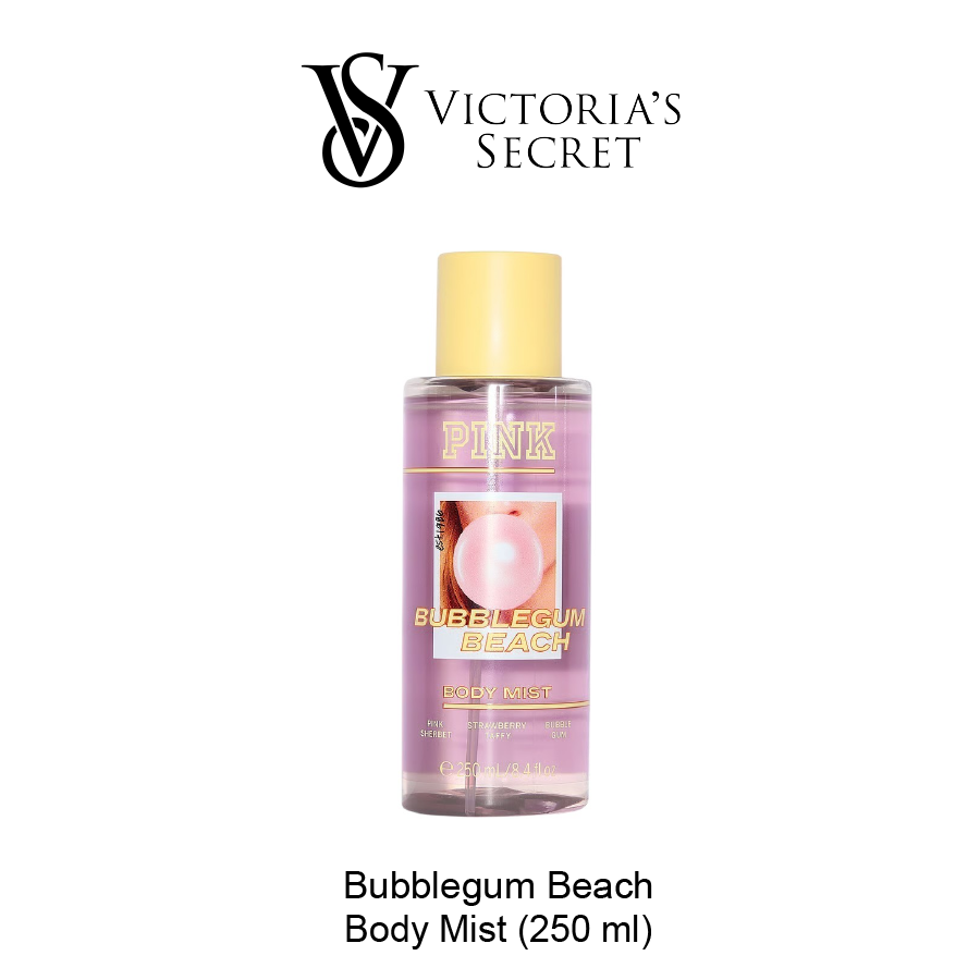 VS Pink Body Mist May-04-2026-26 Body Fragrance Bubblegum Beach Body Mist - Image 1