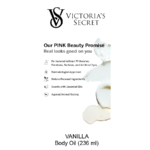 Body Care VANILLA Body Oil - Image 2