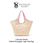 Victoria's Secret Ombré Monogram Logo Tote Bag