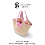 Victoria's Secret Ombré Monogram Logo Tote Bag - Image 3