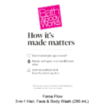 Men's Force Flow 3-in-1 Hair, Face & Body Wash - Image 2