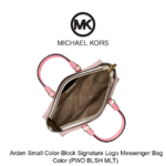 Arden Small Color-Block Signature Logo Messenger Bag - Image 2