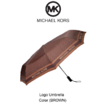 Logo Umbrella (Brown) - Michael Kors