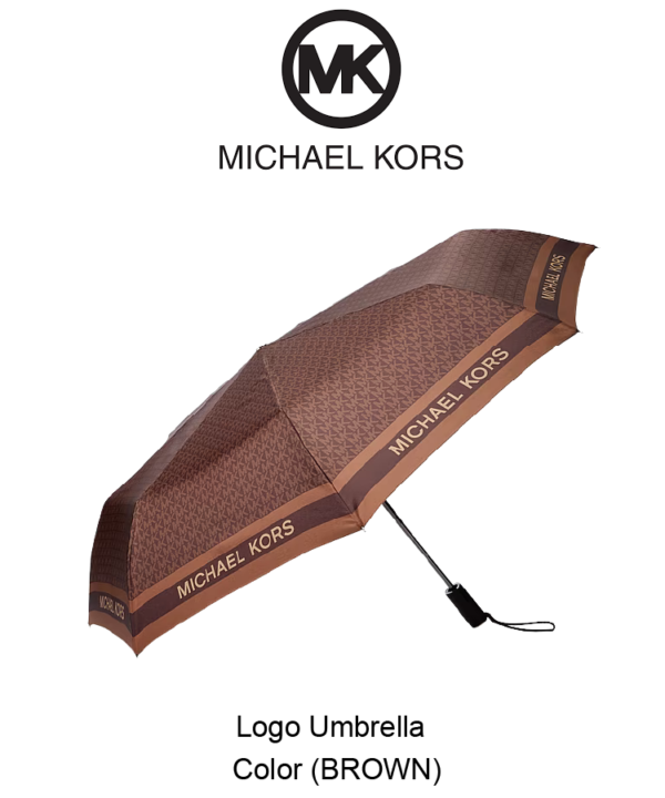 Logo Umbrella (Brown) - Michael Kors
