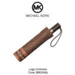Logo Umbrella (Brown) - Michael Kors - Image 2