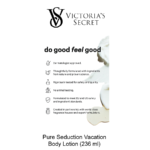 BODY FRAGRANCE Pure Seduction Vacation Fragrance Lotion - Image 3