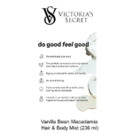 BODY CARE Vanilla Bean Macadamia Hair & Body Mist - Image 2