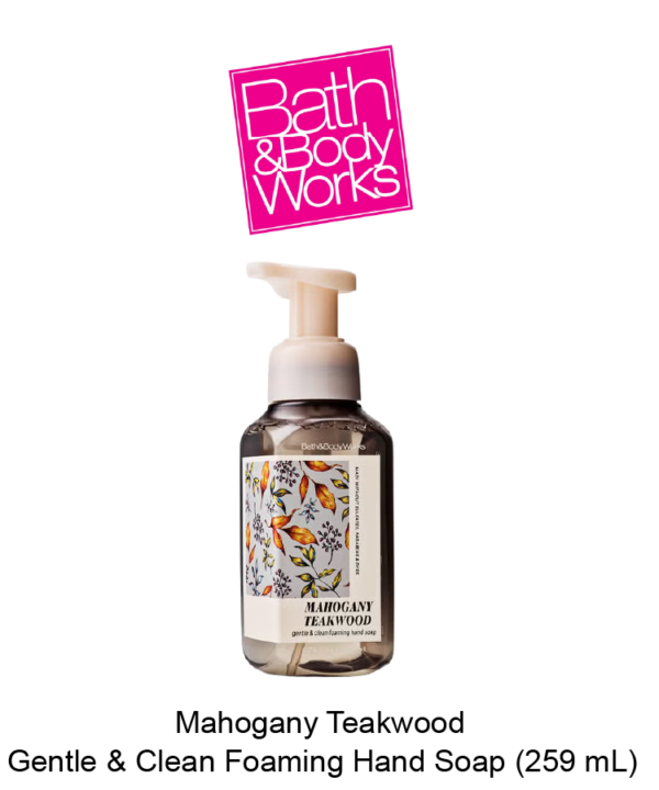 Mahogany Teakwood Gentle & Clean Foaming Hand Soap