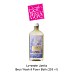 Aromatherapy Lavender Vanilla Body Wash and Foam Bath