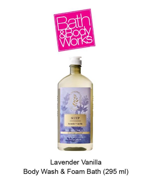 Aromatherapy Lavender Vanilla Body Wash and Foam Bath